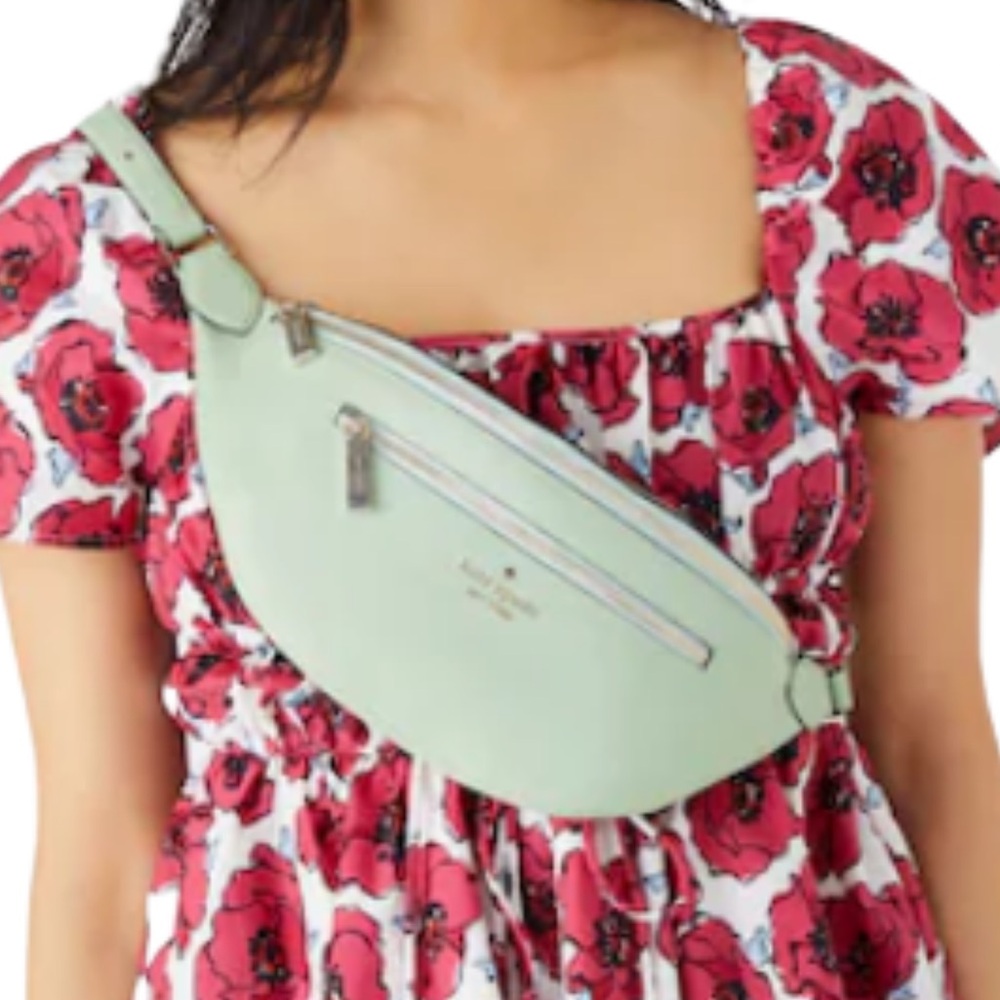 Kate Spade Leila belt bag in Mint green
